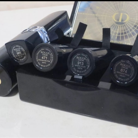 NEW! Dior Minaudiere Clutch & 4-Piece Lipstick Set 💋 - Picture 12 of 15